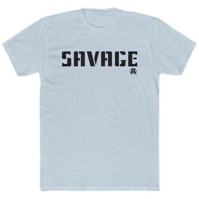 SAVAGE KING- Men's Cotton Crew Tee - Image 5