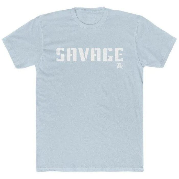 SAVAGE KING- Men's Cotton Crew Tee - Image 2