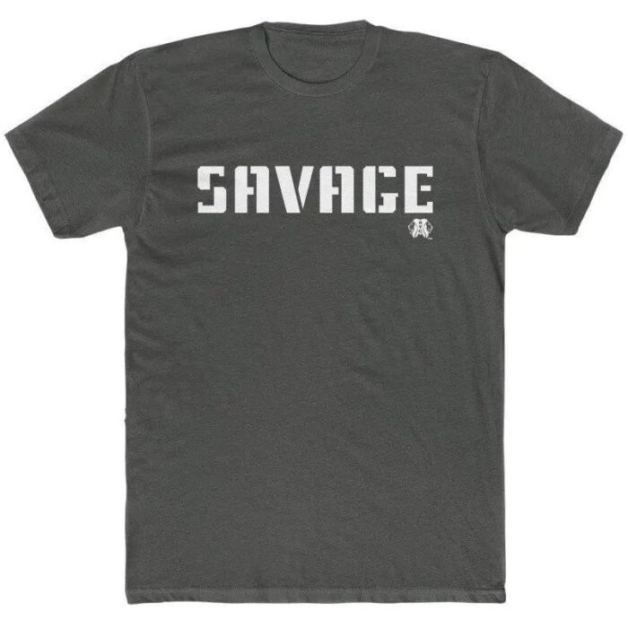 SAVAGE KING- Men's Cotton Crew Tee - Image 7