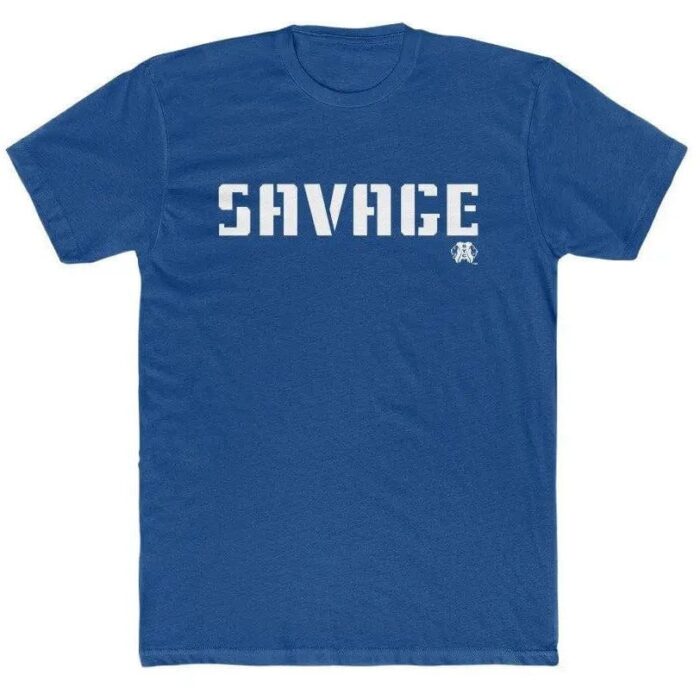 SAVAGE KING- Men's Cotton Crew Tee - Image 9